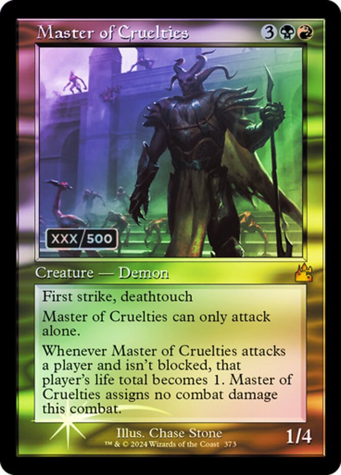 Master of Cruelties (373z) - Ravnica Remastered (RVR)