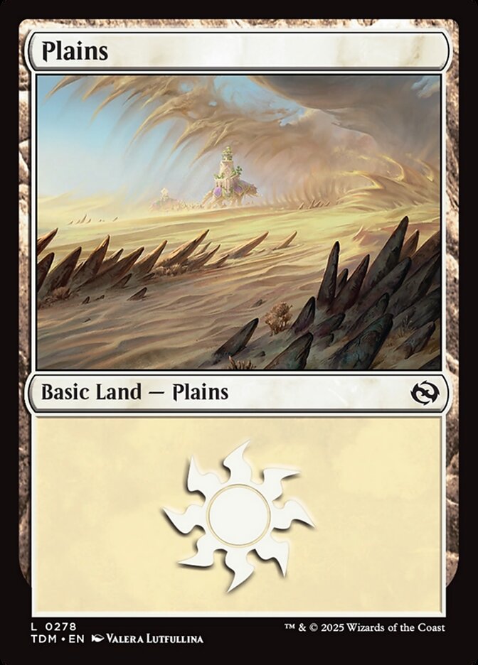 Plains (278) - Tarkir: Dragonstorm (TDM)