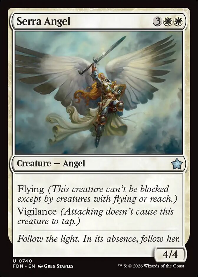 Serra Angel (740) - Foundations (FDN)