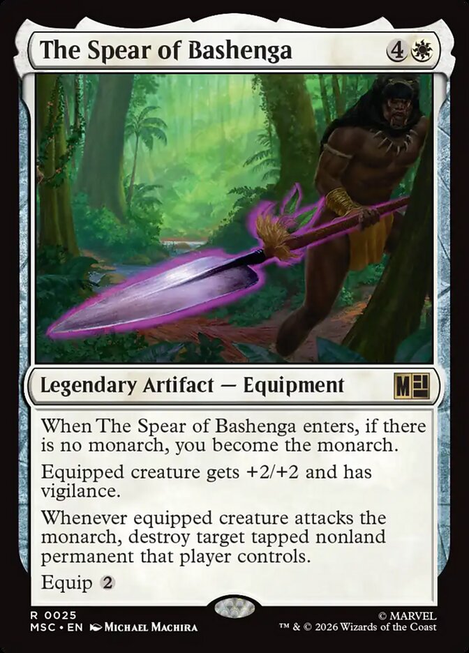 The Spear of Bashenga (25) - Marvel Super Heroes Commander (MSC)