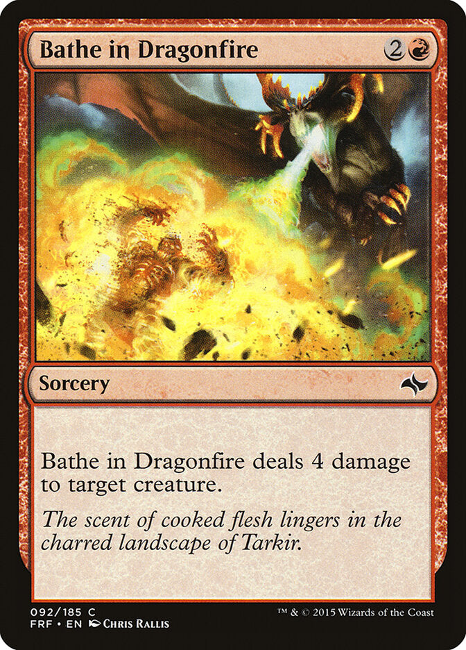 Bathe in Dragonfire (92) - Fate Reforged (FRF)