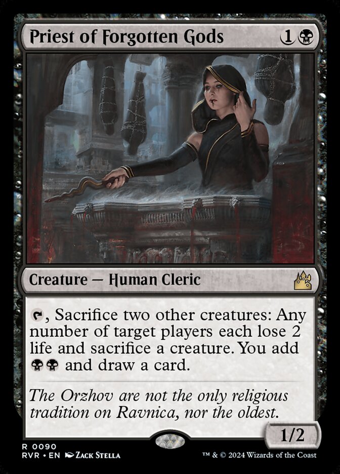Priest of Forgotten Gods (90) - Ravnica Remastered (RVR)