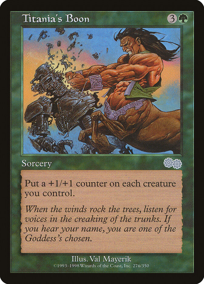 Titania's Boon (276) - Urza's Saga (USG)
