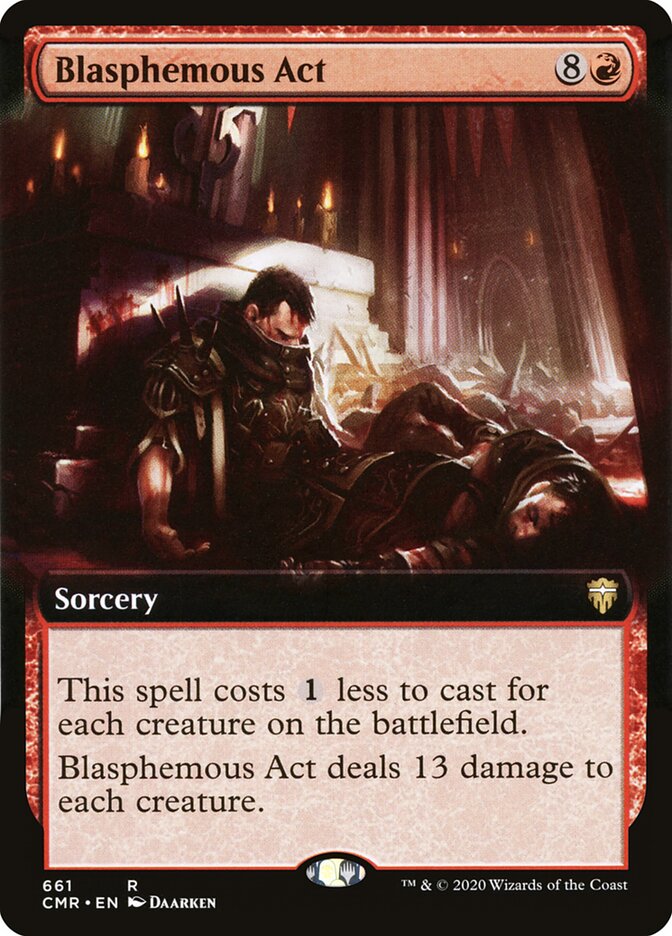 Blasphemous Act (661) - Commander Legends (CMR)