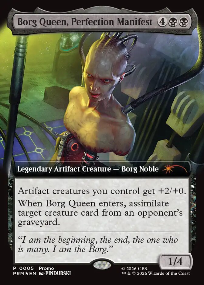 Borg Queen, Perfection Manifest (2026-3) - URL/Convention Promos (PURL)