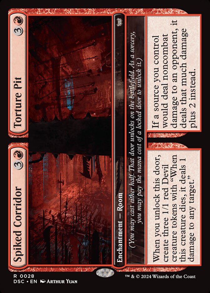 Spiked Corridor // Torture Pit (28) - Duskmourn: House of Horror Commander (DSC)