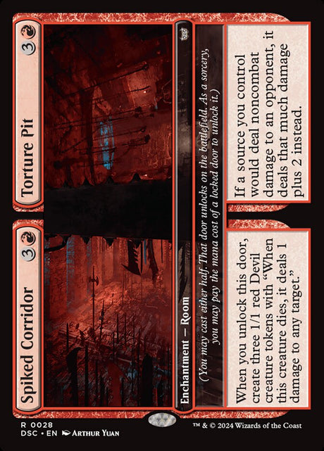 Spiked Corridor // Torture Pit (28) - Duskmourn: House of Horror Commander (DSC)