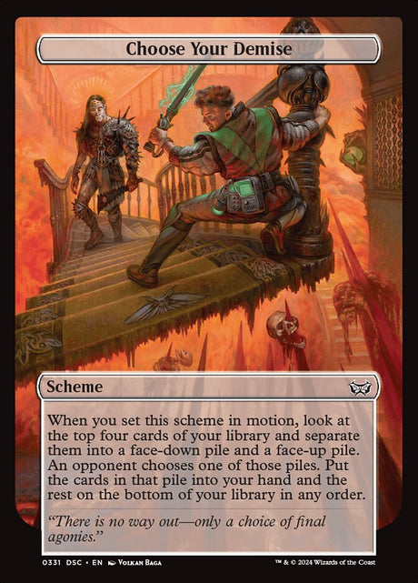 Choose Your Demise (331) - Duskmourn: House of Horror Commander (DSC)