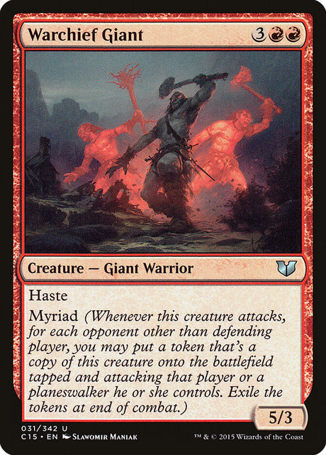 Warchief Giant (31) - Commander 2015 (C15)