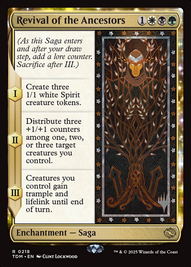 Revival of the Ancestors (218p) - Tarkir: Dragonstorm Promos (PTDM)