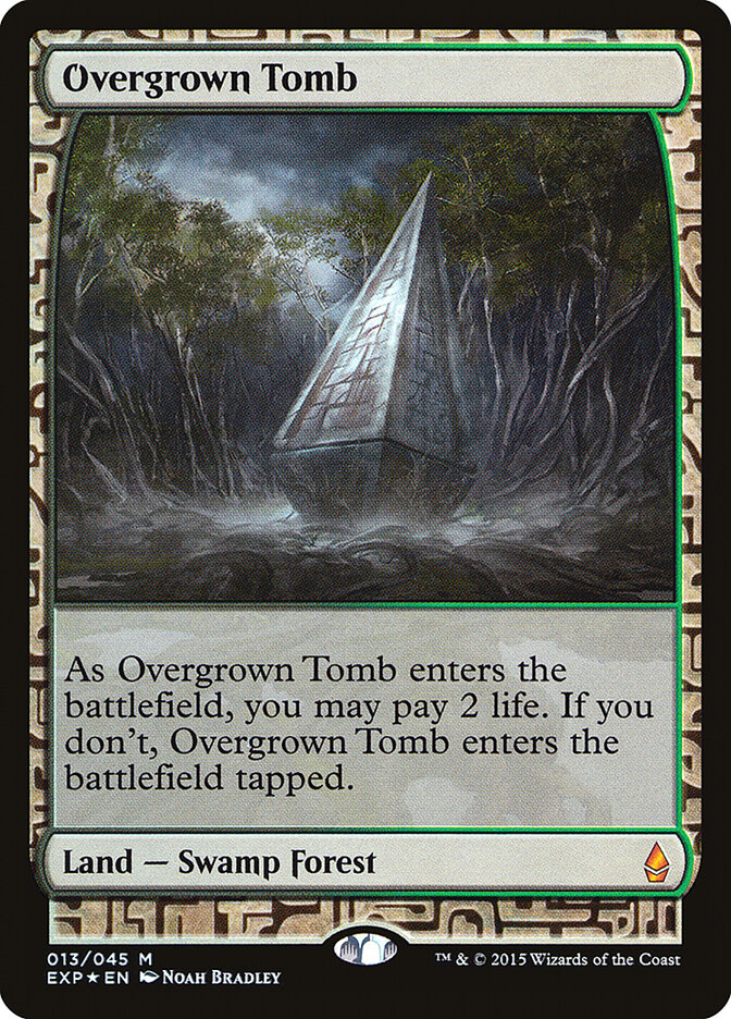 Overgrown Tomb (13) - Zendikar Expeditions (EXP)
