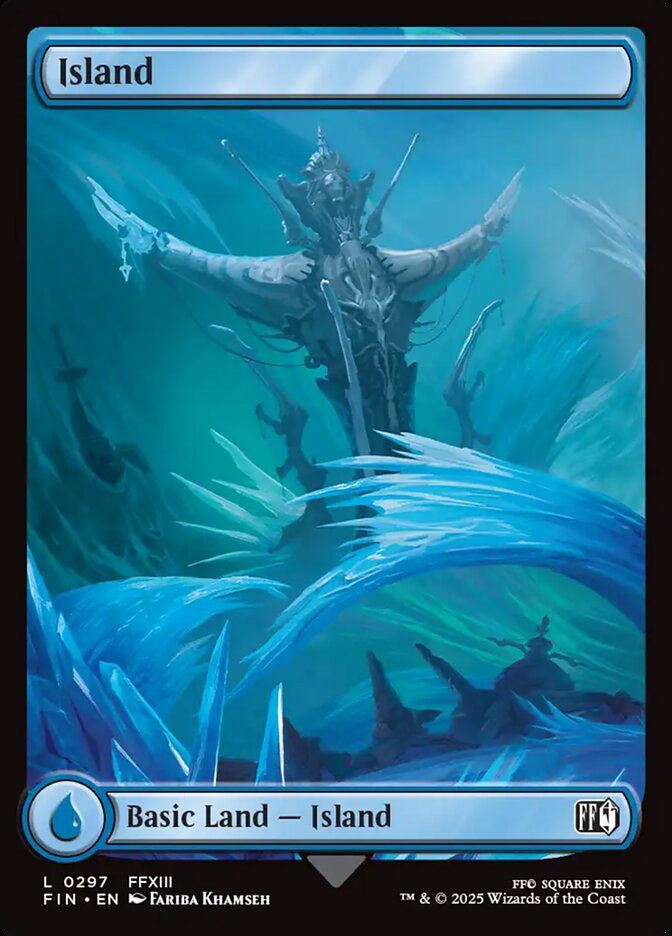 Island (297) - [Foil, Full Art] Final Fantasy (FIN)