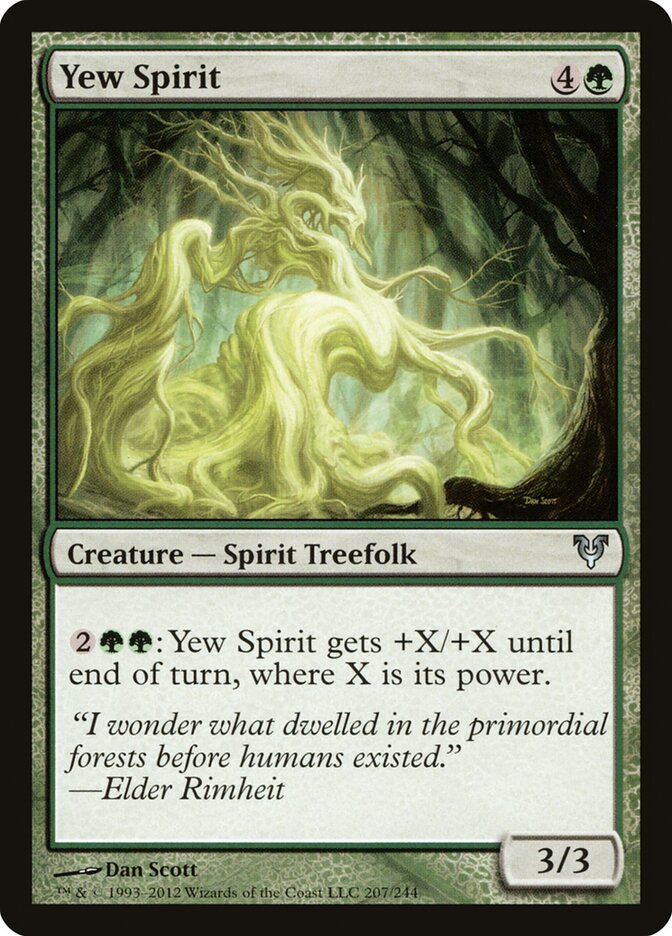 Yew Spirit (207) - Avacyn Restored (AVR)