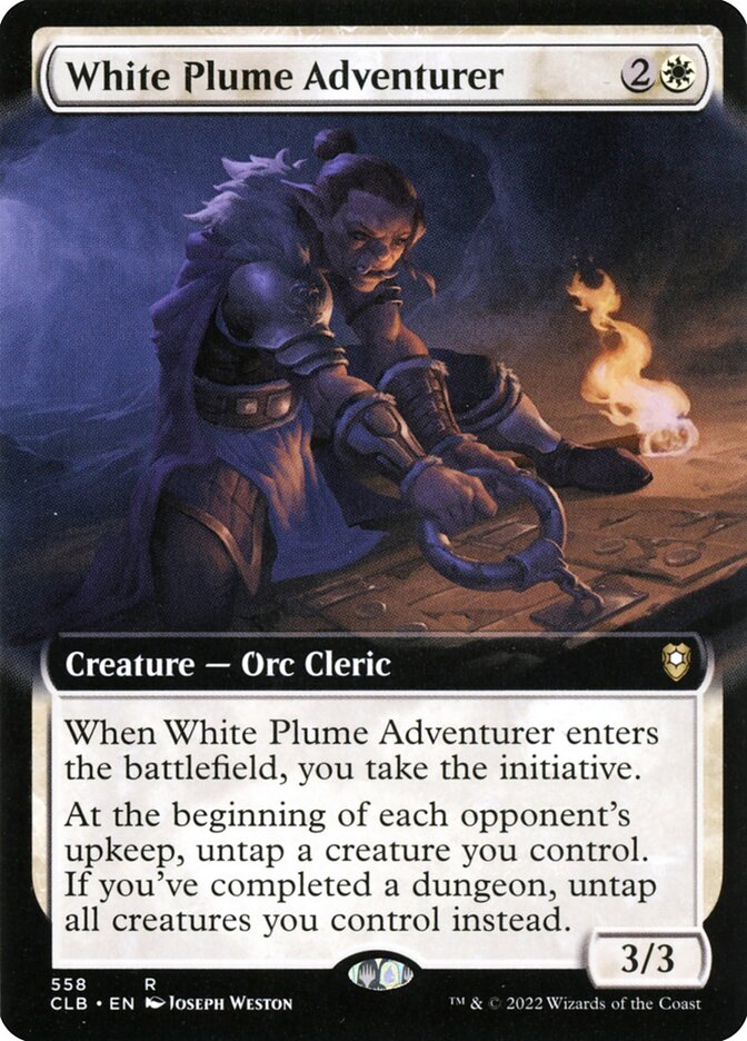 White Plume Adventurer (558) - Commander Legends: Battle for Baldur's Gate (CLB)