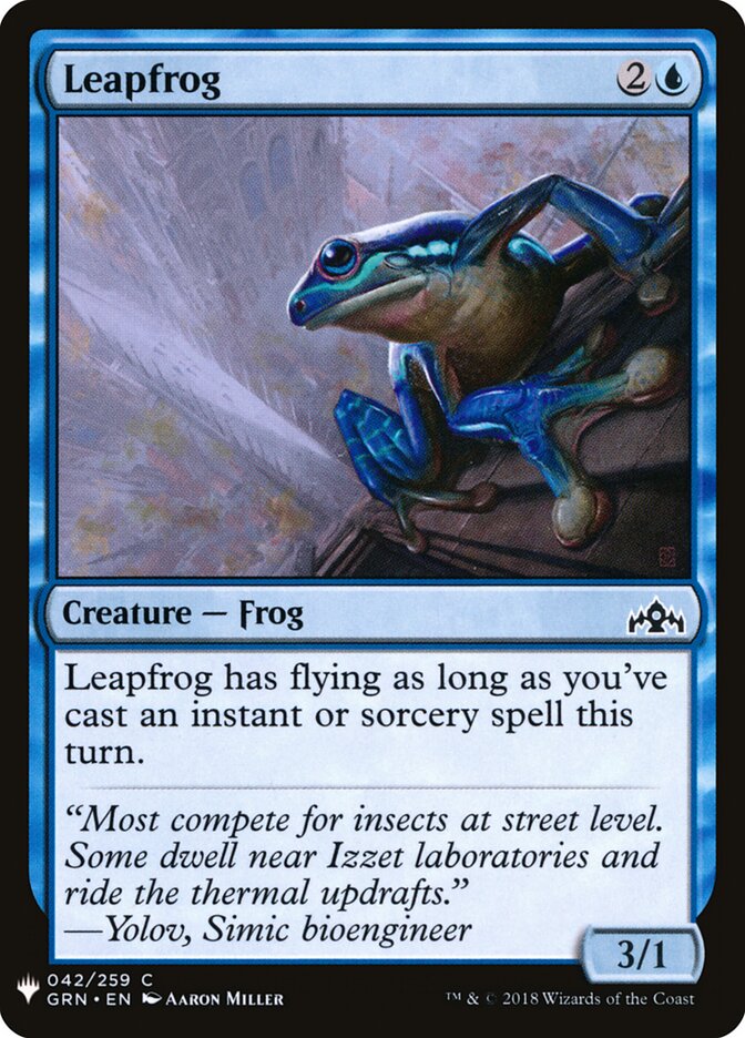 Leapfrog (GRN-42) - The List (PLST)