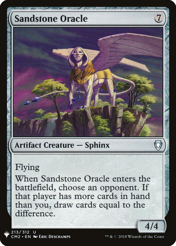 Sandstone Oracle (CM2-213) - The List (PLST)