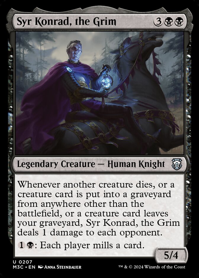 Syr Konrad, the Grim (207) - Modern Horizons 3 Commander (M3C)