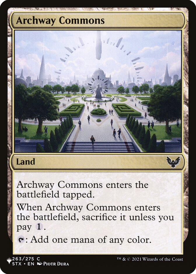 Archway Commons (STX-263) - The List (PLST)