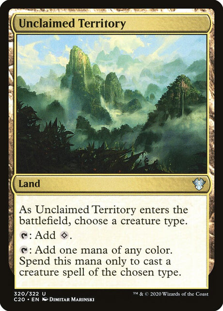 Unclaimed Territory (320) - Commander 2020 (C20)
