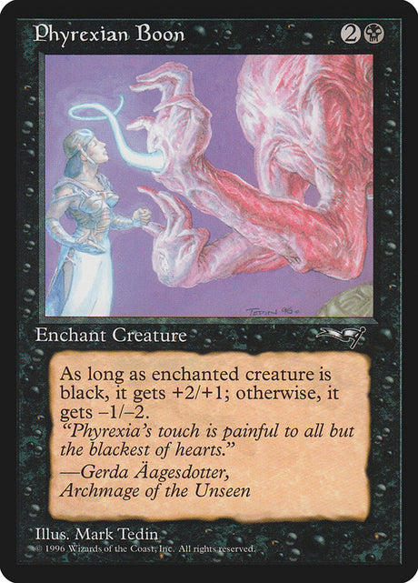 Phyrexian Boon (58a) - Alliances (ALL)