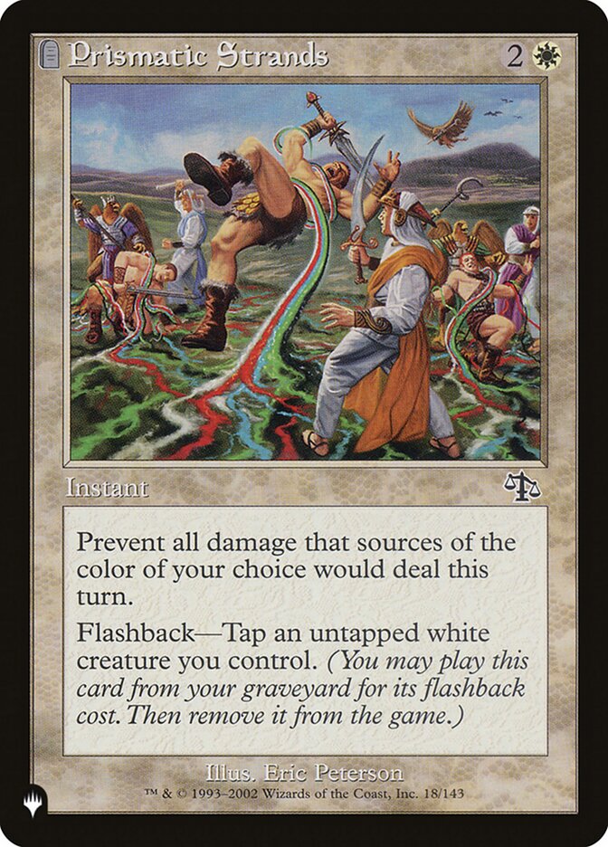 Prismatic Strands (JUD-18) - The List (PLST)