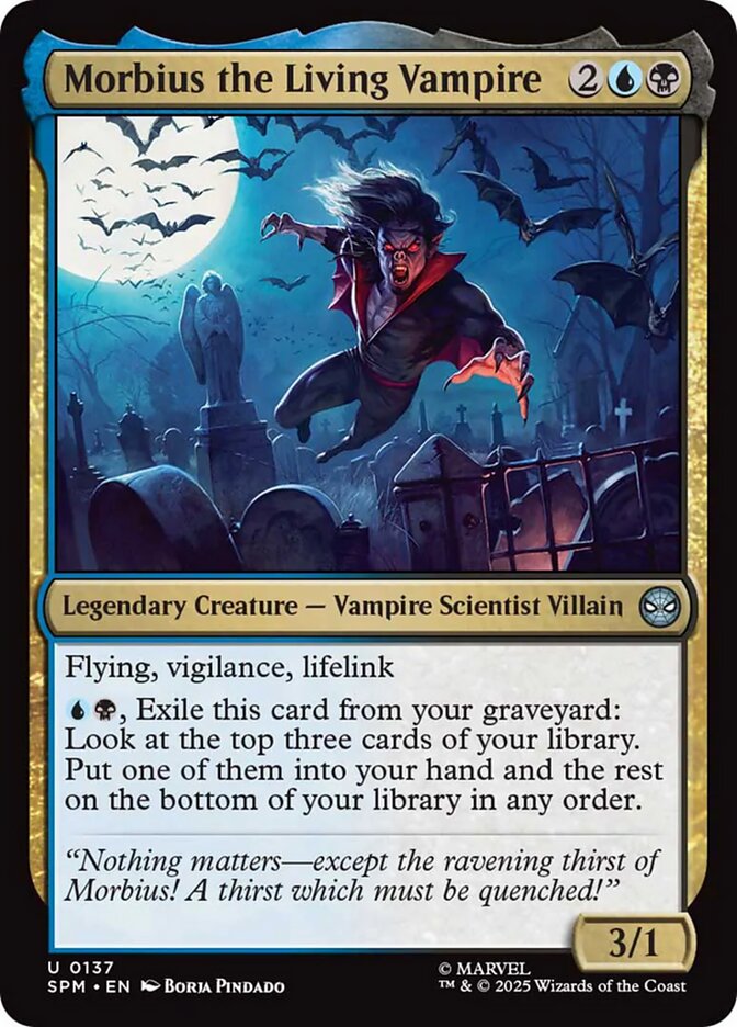 Morbius the Living Vampire (137) - [Foil] Marvel's Spider-Man (SPM)