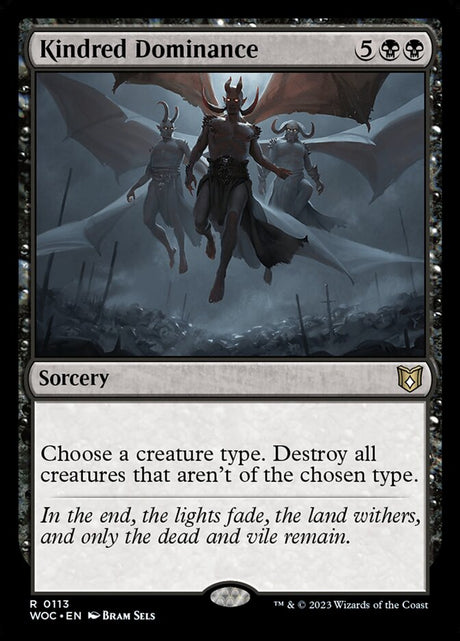 Kindred Dominance (113) - Wilds of Eldraine Commander (WOC)