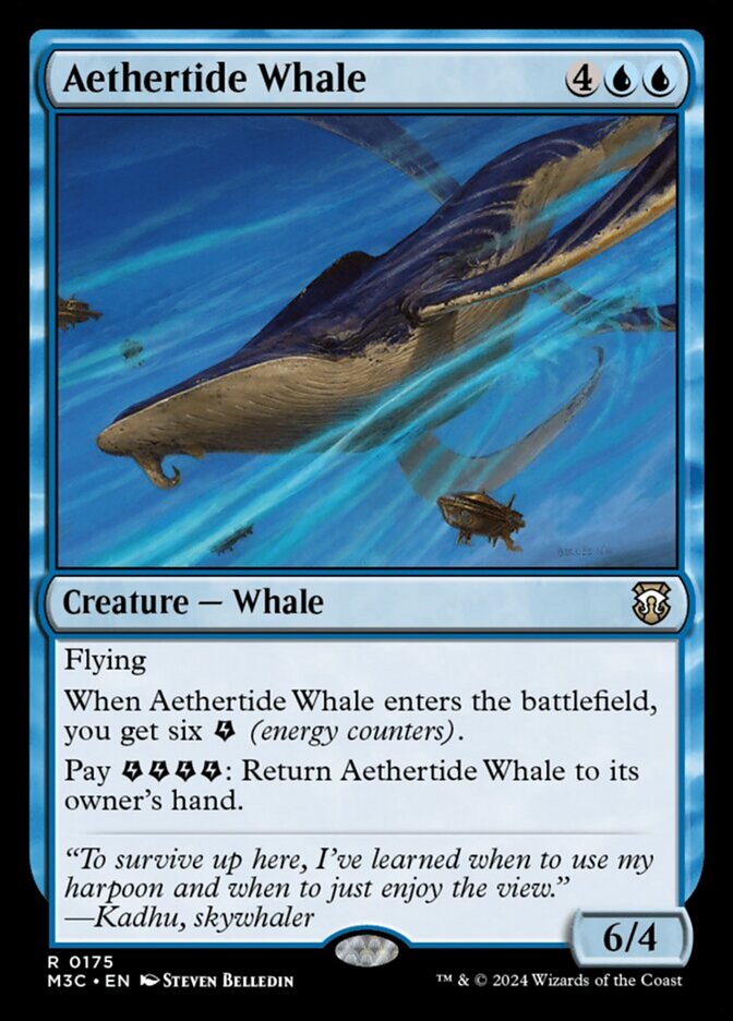 Aethertide Whale - [Foil] Modern Horizons 3 Commander (M3C)