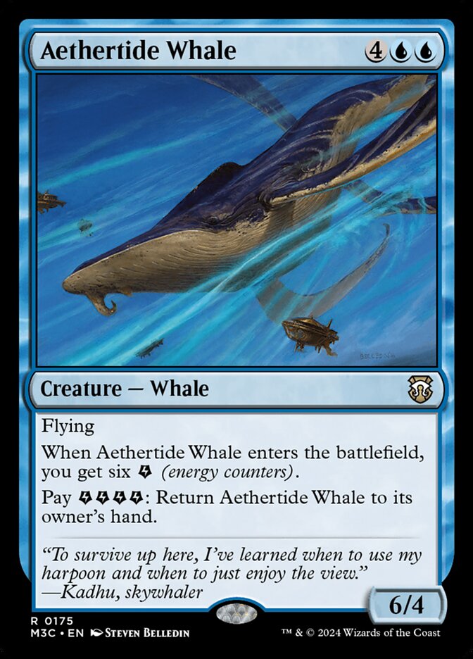 Aethertide Whale (175) - Modern Horizons 3 Commander (M3C)