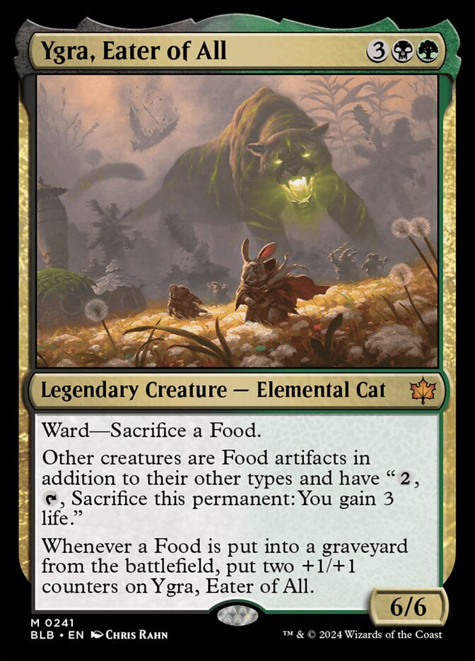 Ygra, Eater of All (241) - Bloomburrow (BLB)