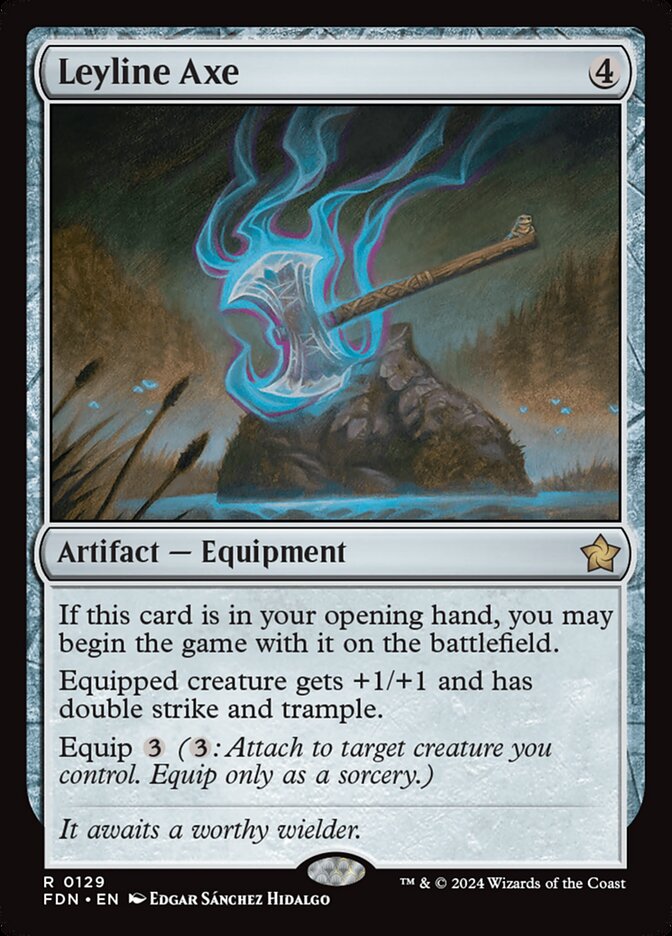 Leyline Axe (129) - Foundations (FDN)