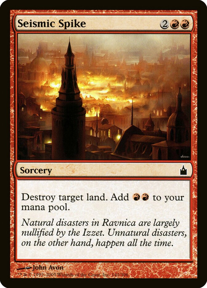 Seismic Spike (141) - Ravnica: City of Guilds (RAV)