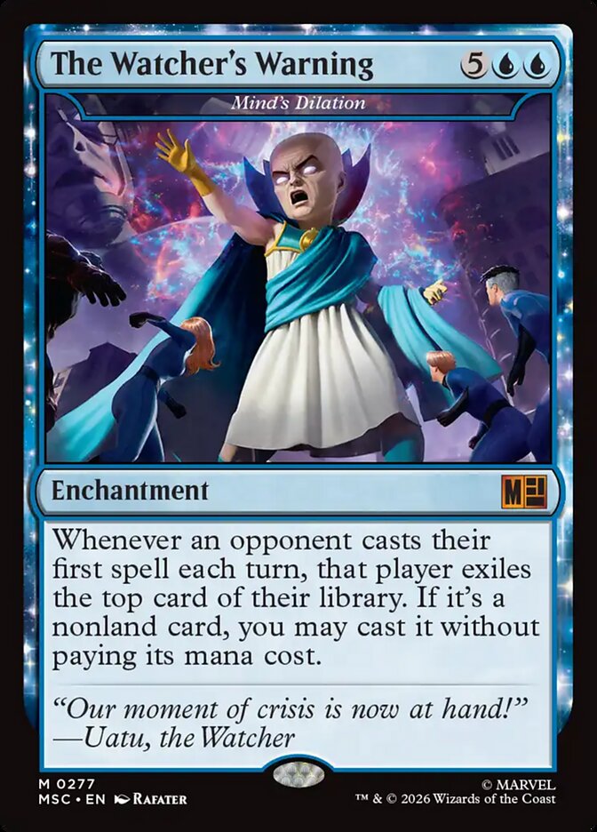 The Watcher's Warning - Mind's Dilation (277) - Marvel Super Heroes Commander (MSC)