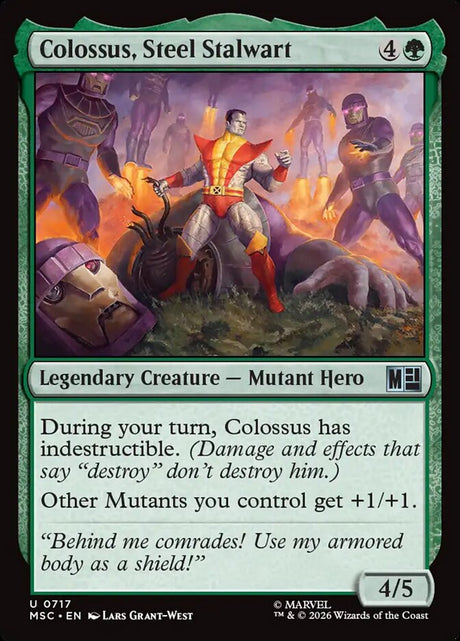 Colossus, Steel Stalwart (717) - Marvel Super Heroes Commander (MSC)