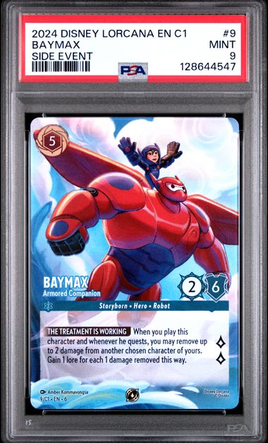 Baymax - Armored Companion - [Graded PSA 9] Disney Lorcana Promo Cards (DLPC)
