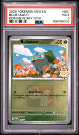 Bulbasaur (Pokemon Day 2026) - [Graded PSA 9] Miscellaneous Cards & Products (MCAP)