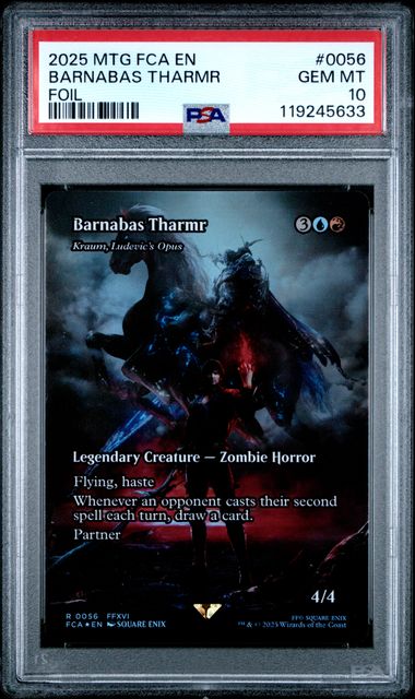 Tymna and Kraum - Final Fantasy: Through the Ages (FCA) Sequential Pair [Graded PSA 10]