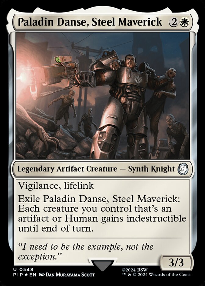 Paladin Danse, Steel Maverick - [Surge Foil] Fallout (PIP)