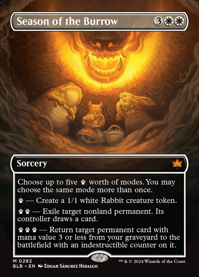 Season of the Burrow - [Borderless] Bloomburrow (BLB)