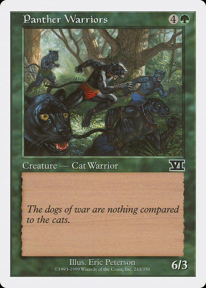 Panther Warriors (243) - Classic Sixth Edition (6ED)
