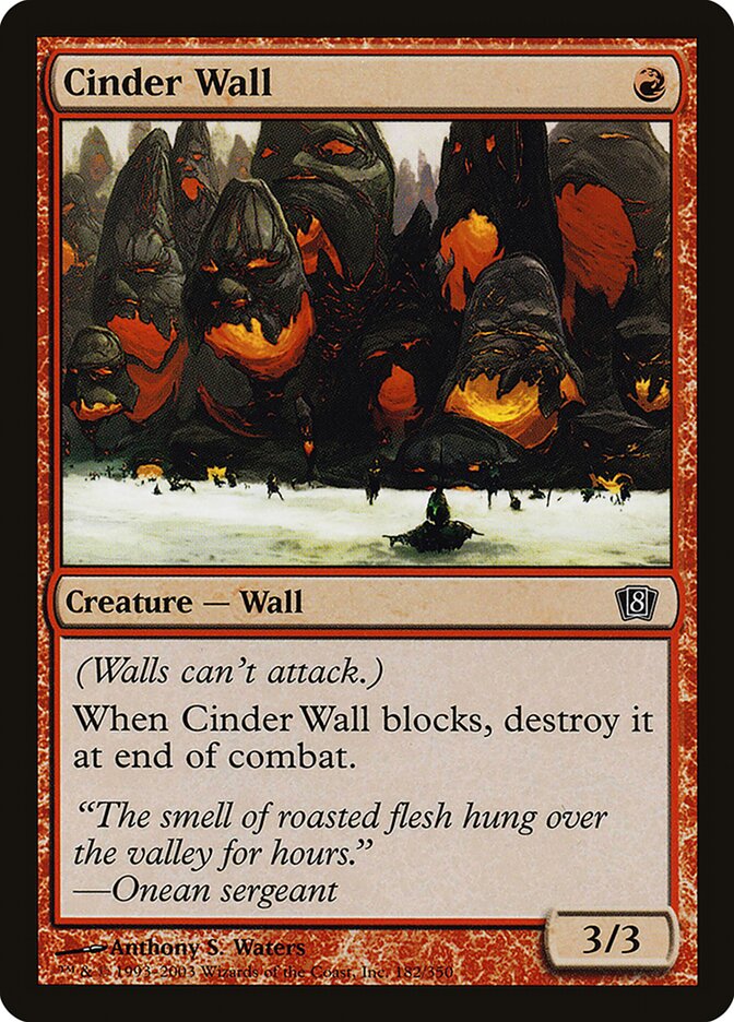 Cinder Wall (182) - Eighth Edition (8ED)