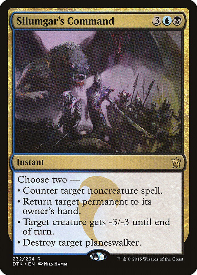 Silumgar's Command (232) - Dragons of Tarkir (DTK)