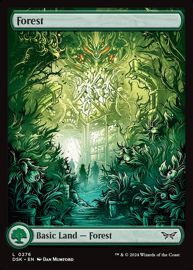 Forest (276) - [Foil, Full Art] Duskmourn: House of Horror (DSK)