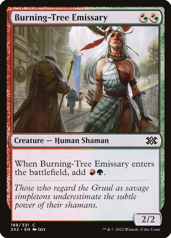 Burning-Tree Emissary (189) - Double Masters 2022 (2X2)