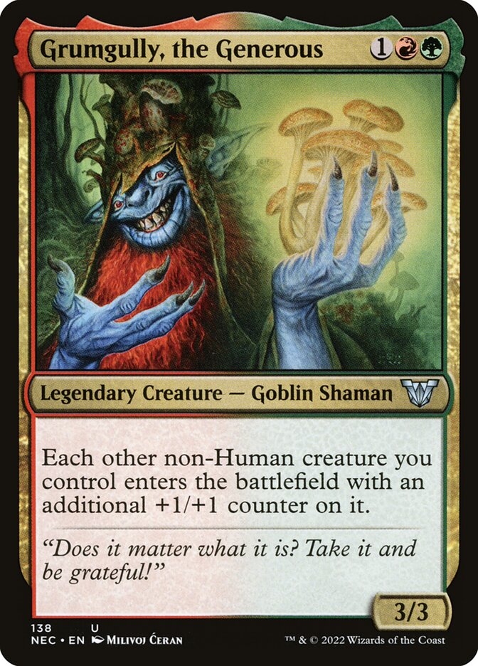 Grumgully, the Generous (138) - Neon Dynasty Commander (NEC)