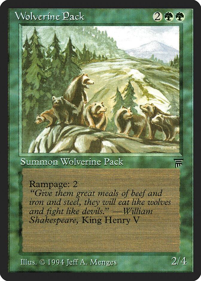 Wolverine Pack (214) - Legends (LEG)
