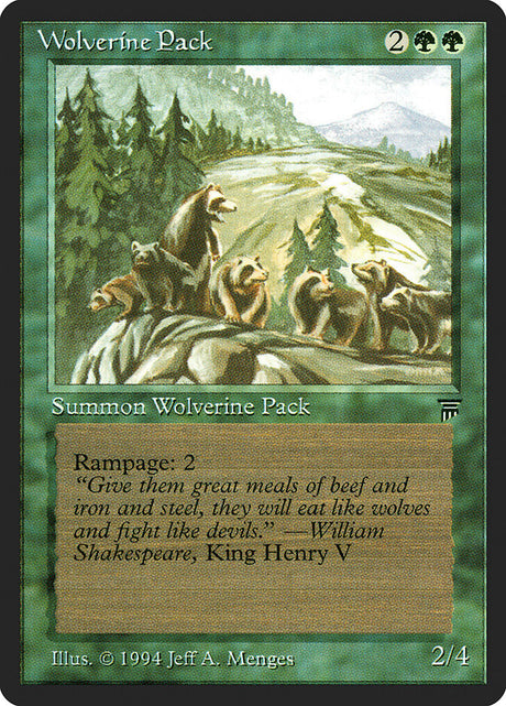 Wolverine Pack (214) - Legends (LEG)