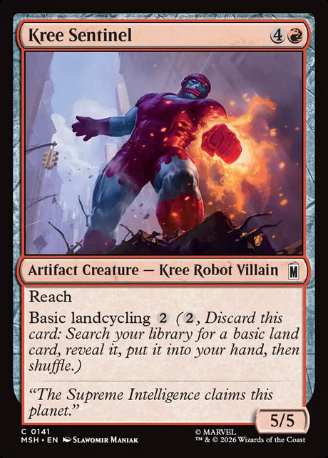 Kree Sentinel (141) - Marvel Super Heroes (MSH)