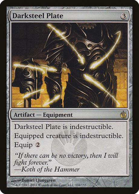 Darksteel Plate (104) - Mirrodin Besieged (MBS)