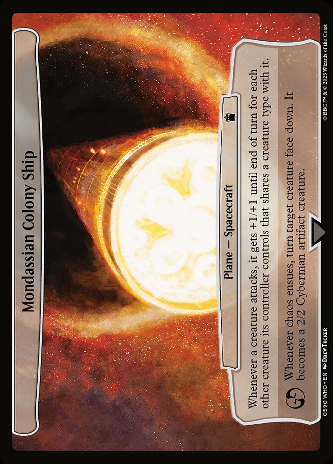 Mondassian Colony Ship (590) - Doctor Who (WHO)